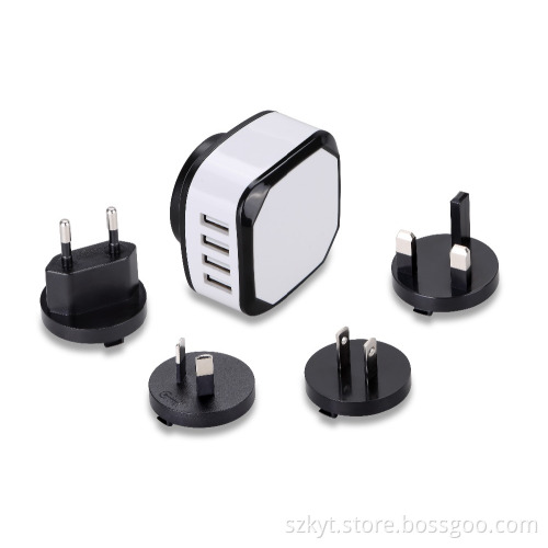 2017 hot newest novelty cell phone charger with world plugs Travelling charging kit